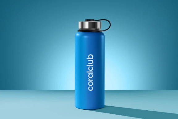 Coral Club Thermal Bottle, dark blue